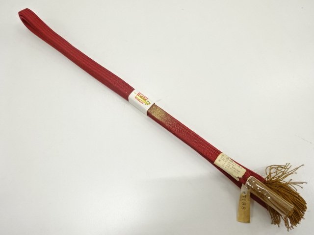 JAPANESE KIMONO / UNUSED TWISTED TASSEL HAND-TIED OBIJIME